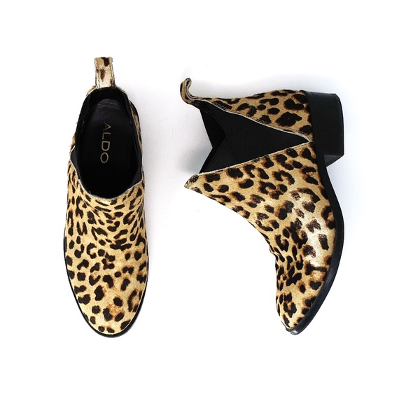 aldo animal print boots